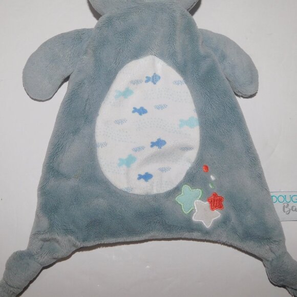 Douglas Baby Lil' Sshlumpie Teether Indy Otter Gray Plush Lovey Security Blanket - Picture 4 of 5